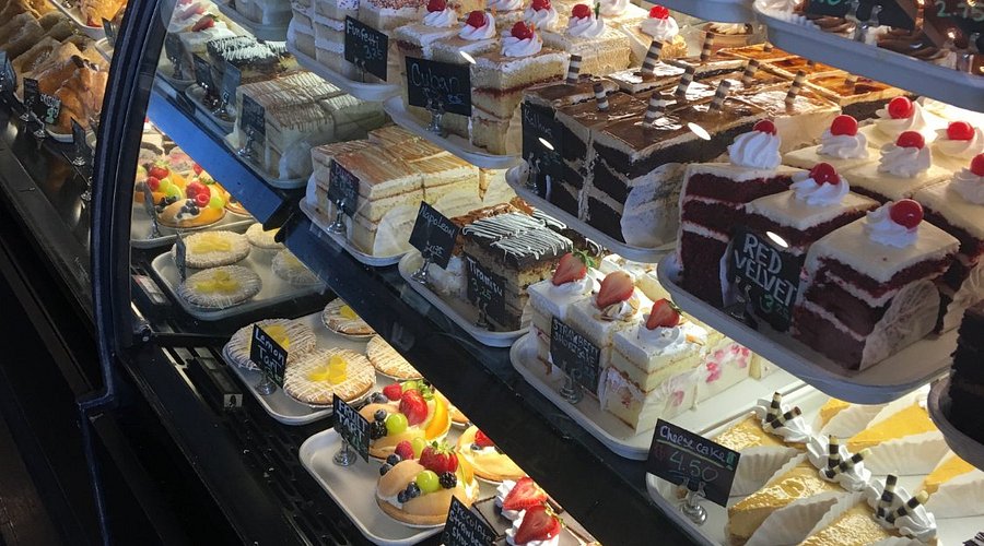 Outside catering savoury food from Meringue Bakery and Cafe Chesterfield